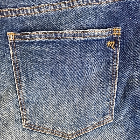 Madewell NWT High Rise Cuffed Denim Shorts 28 Glenoaks Raw Hem Coastal Cowgirl - Picture 13 of 16